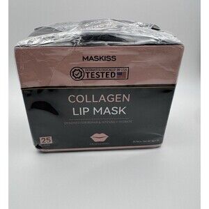 Maskiss Collagen Lip Mask 25 Pairs - Hydrating & Repairing Lip Patches - NEW